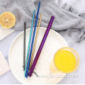 eco-Friendly reusable 304 stainless Steel Drinking Straws